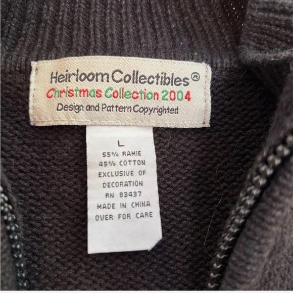 VTG Y2K Holiday Christmas
Cardigan Grandma Sweater Cardinal
Sequins Maximalist - Picture 6 of 7